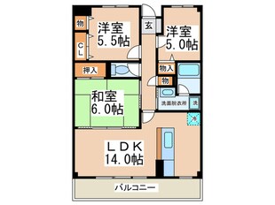 MARUNAKA２４の物件間取画像